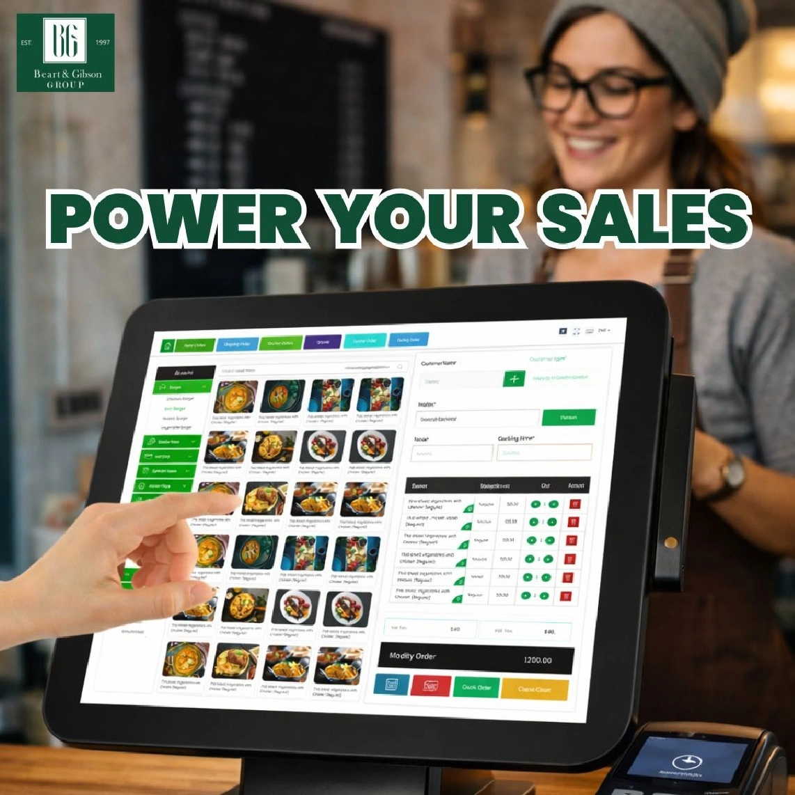 Sales and marketing website for Beart & Gibson Group Power Your Sales campaign