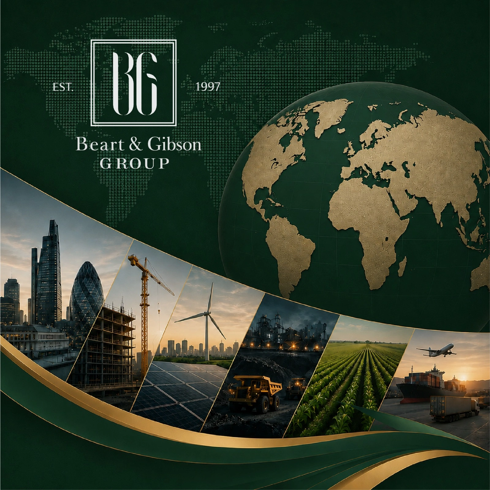 Corporate website and digital branding project for Beart & Gibson Group