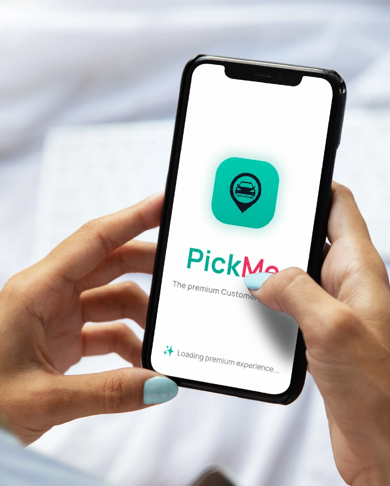 User-friendly mobile application interface designed for PickMe App
